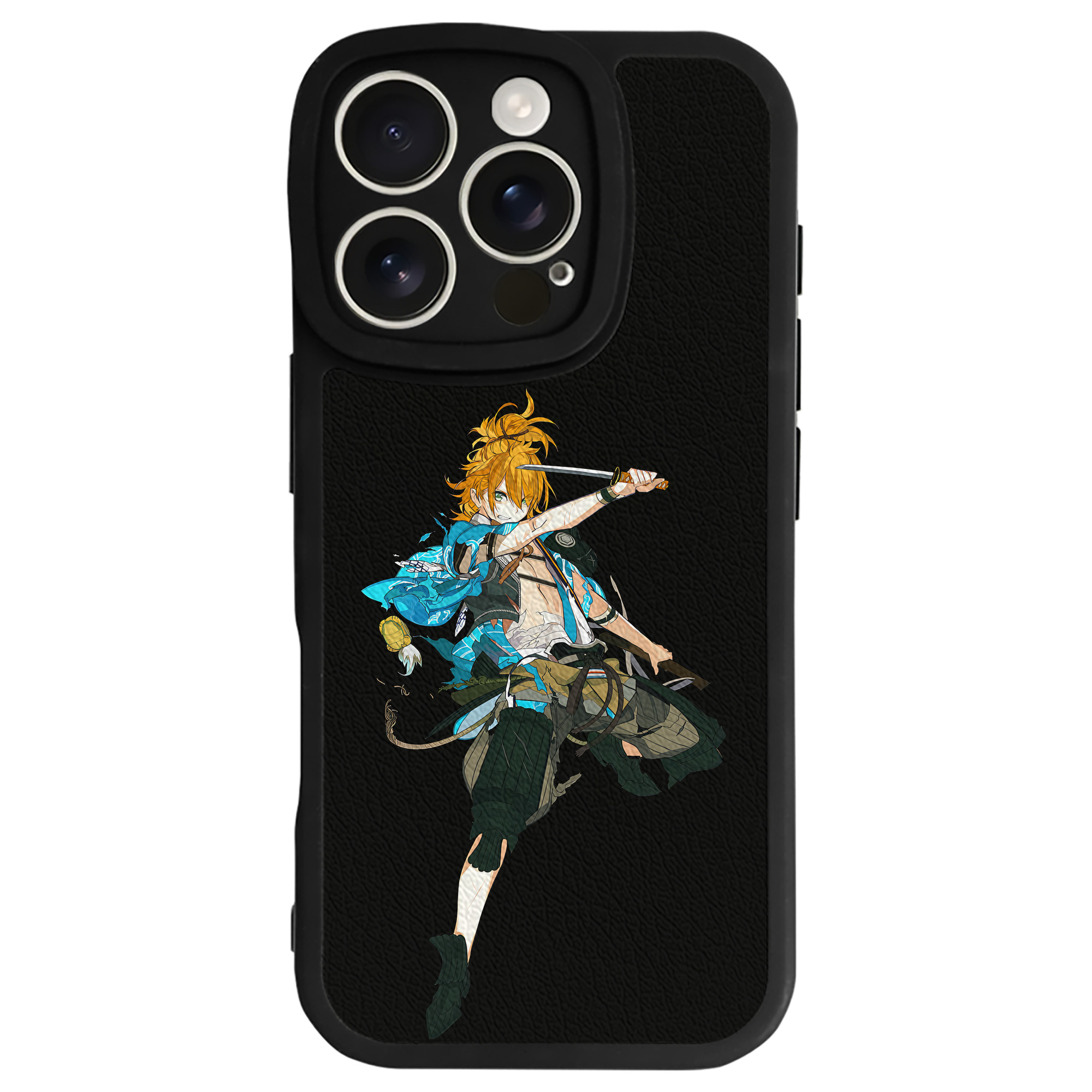 （画像用） 刀剣乱舞 Touken Ranbu 【iPhone 16シリーズ対応】シリコンスマホケース（レザー調） 材質：シリコン